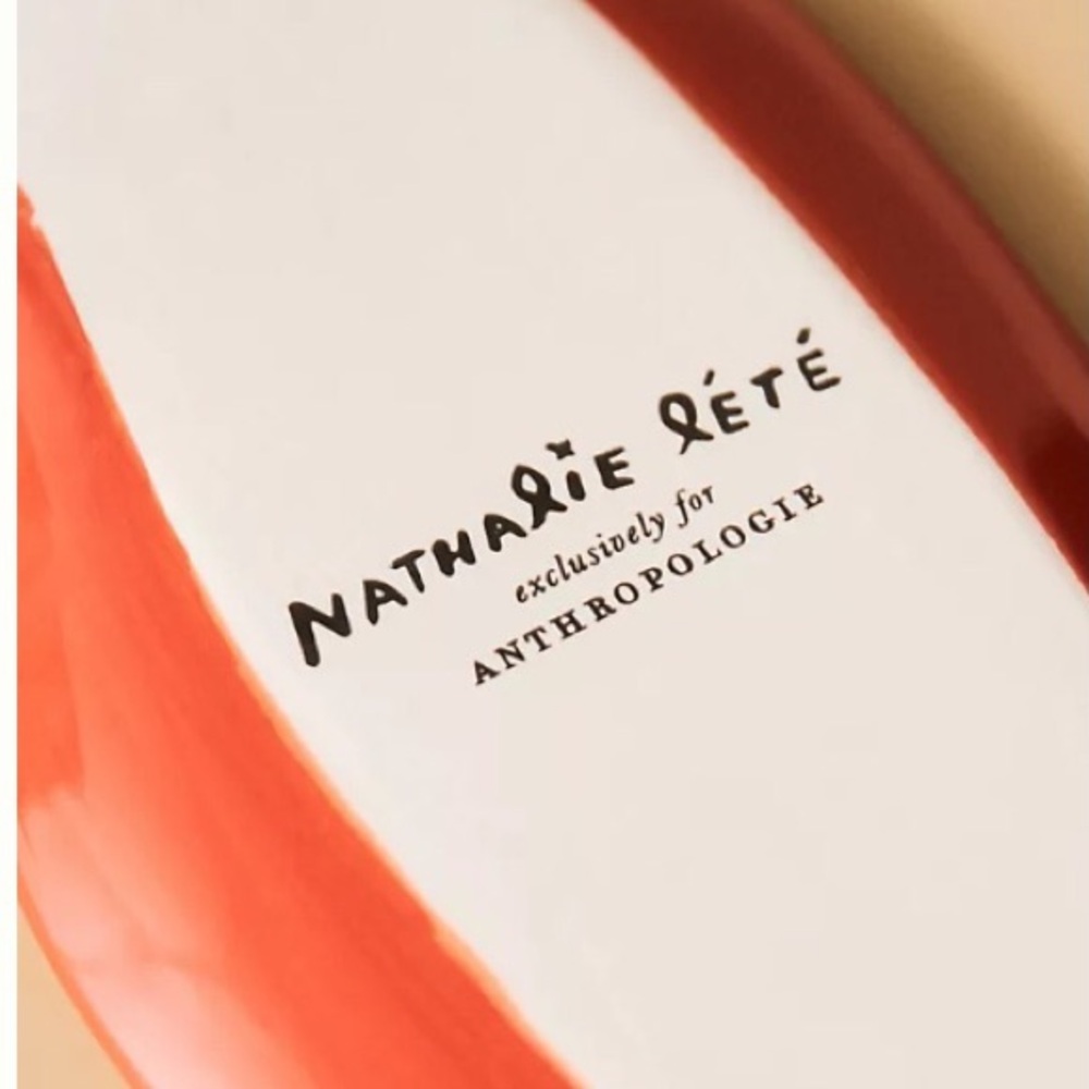 RARE Anthropologie Nathalie Lete Spoon Rest Owl Handpainted Stoneware NIB NWT - Picture 5 of 10
